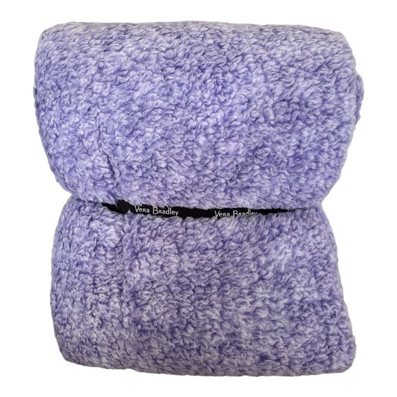 Vera Bradley Maddalena Paisley Fluffy Fleece Throw Blanket - Picture 3 of 5